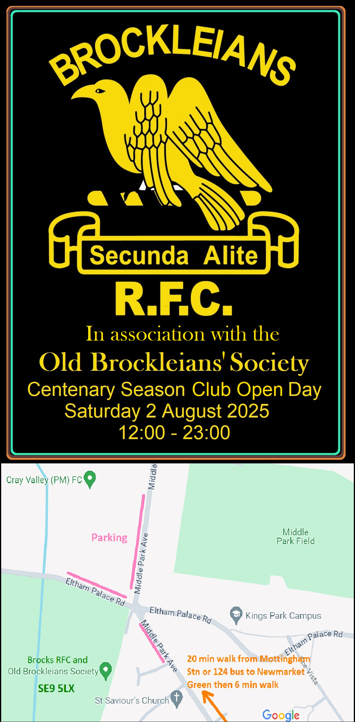 Club Centenary Open Day 2025